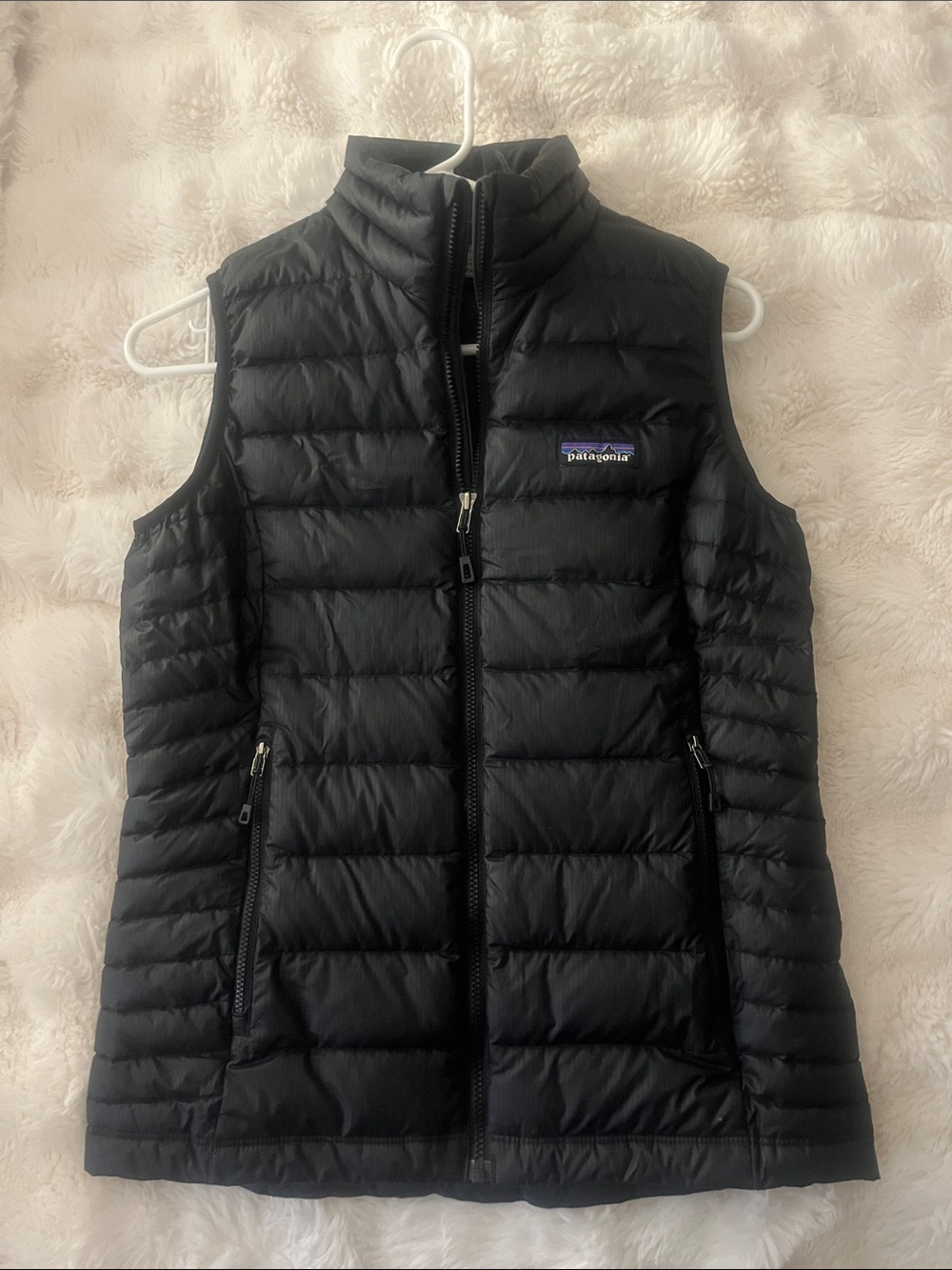 Patagonia Women's Black Quilted Down Sweater Vest